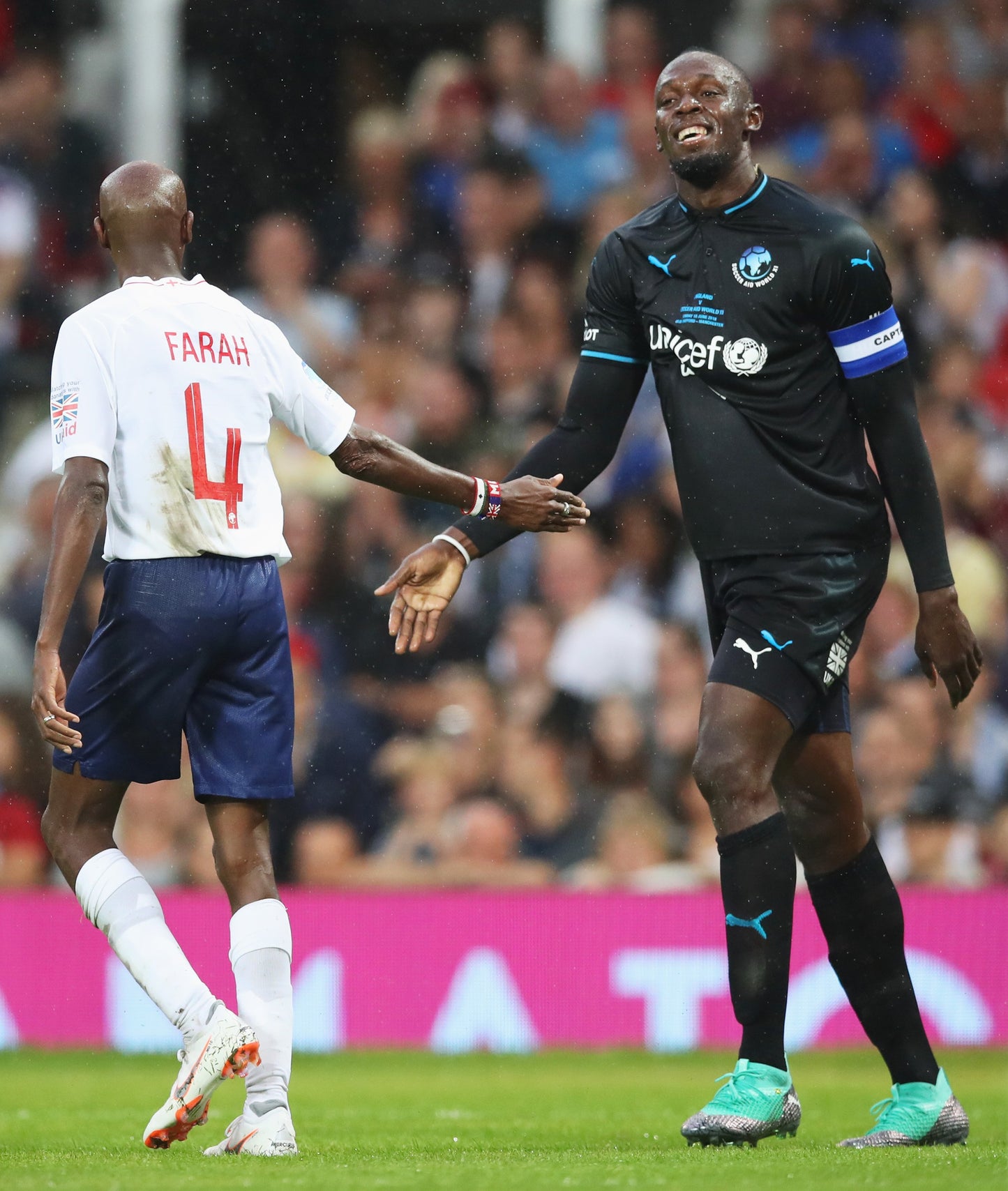 Soccer Aid 2018 drakt World XI Usain Bolt #9.58