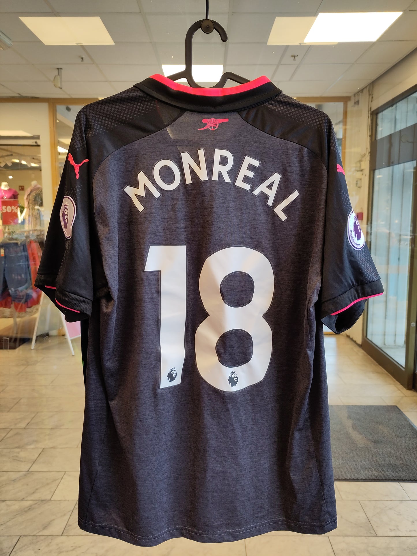Arsenal shirt 2017-18 third Monreal