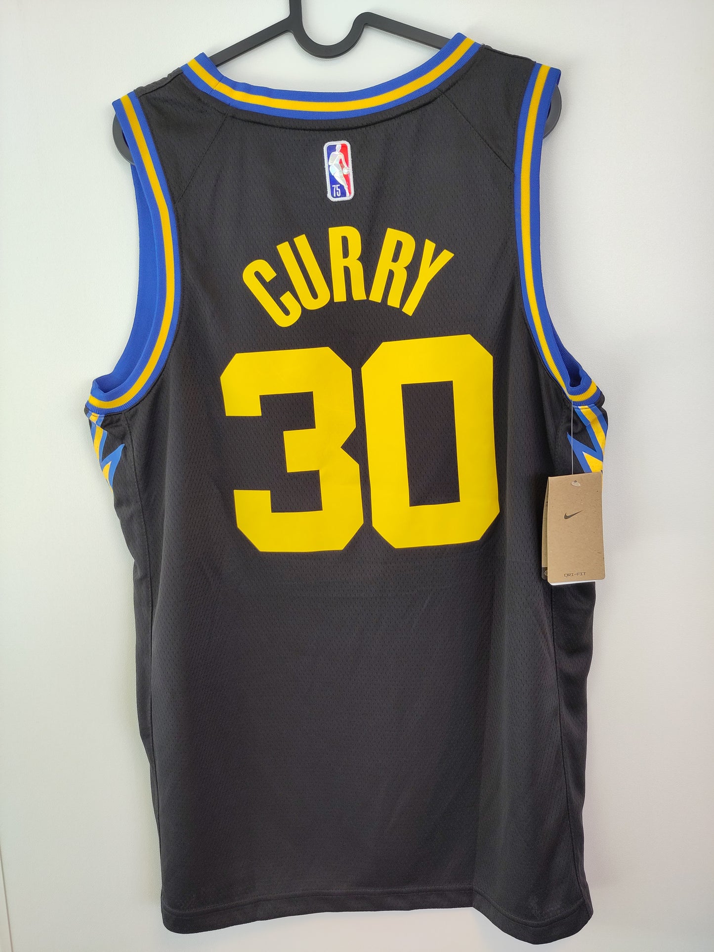 Golden State Warriors jersey Curry black