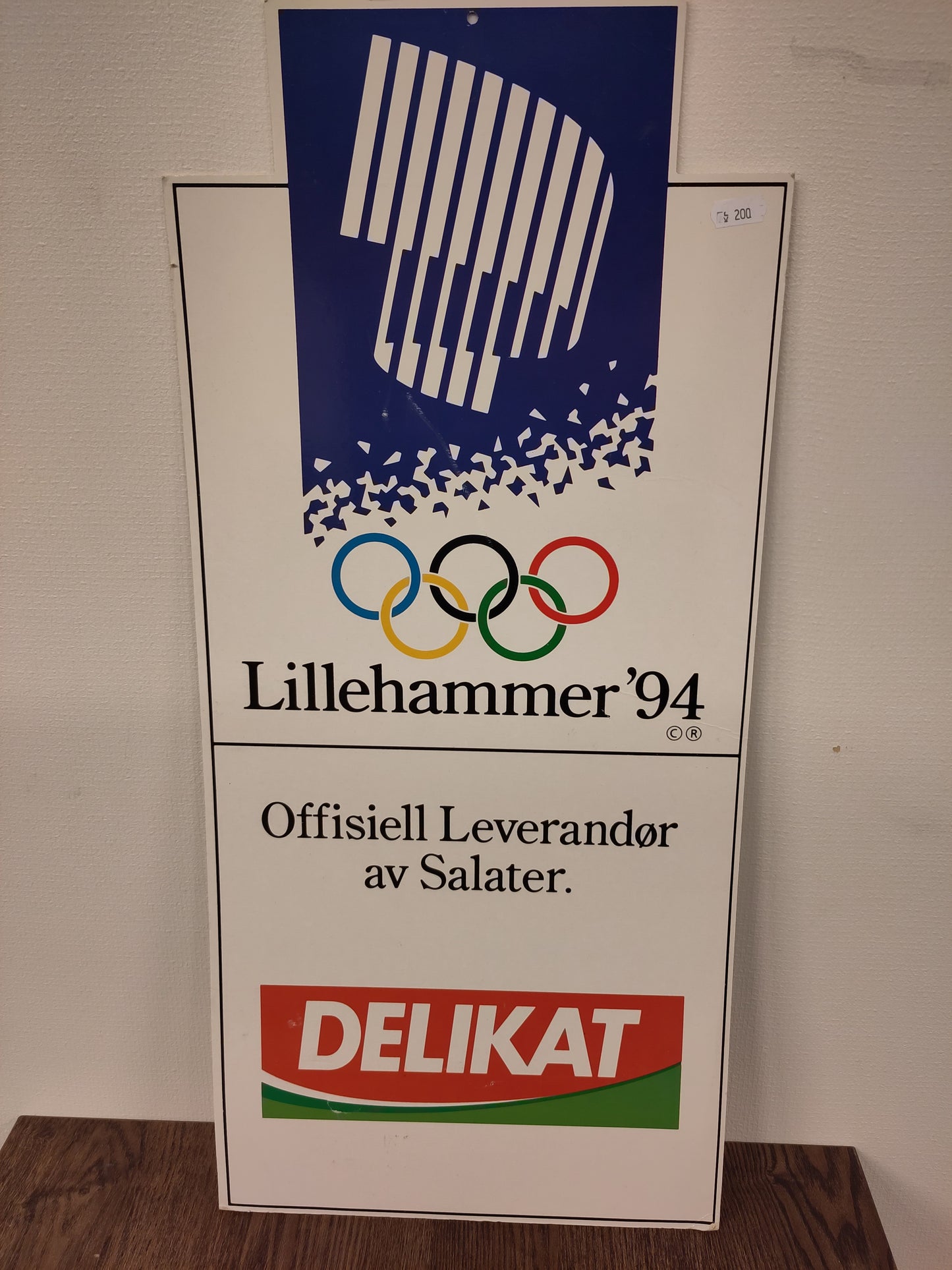 Olympics 1994 Lillehammer poster Delicate
