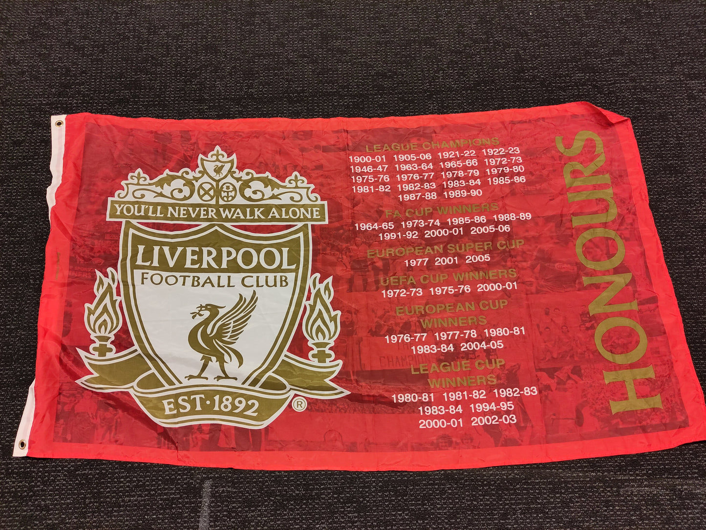 Liverpool flagg honours