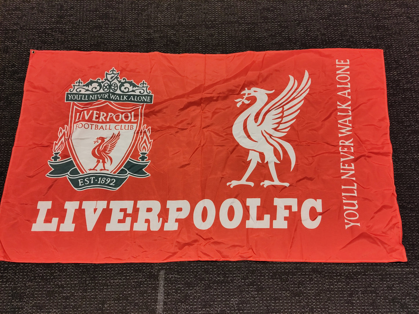 Liverpool flag YNWA Liverbird