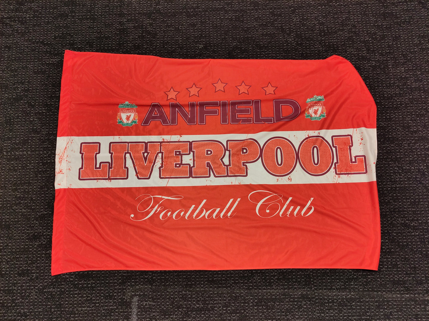 Liverpool flag Anfield