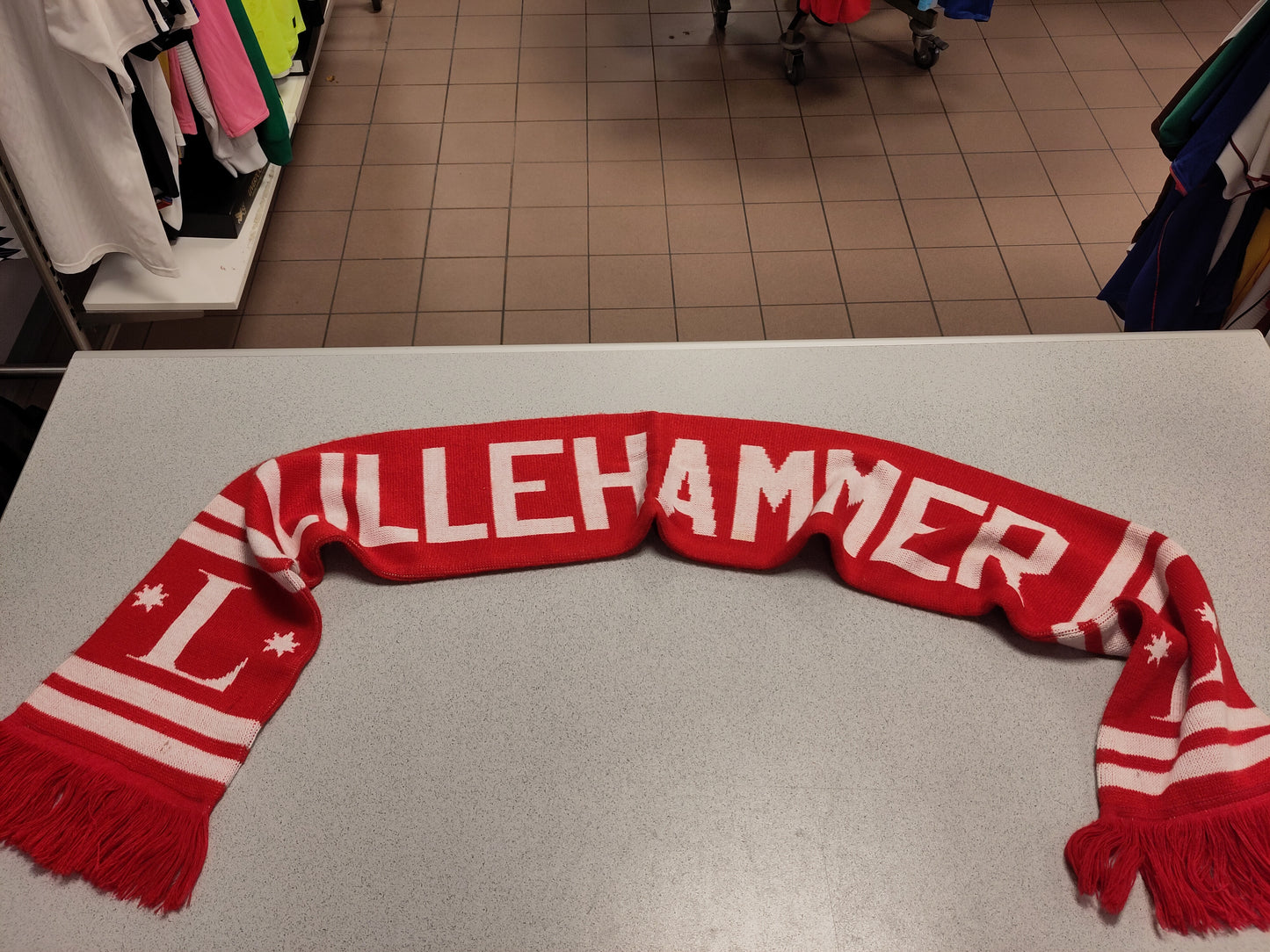 Lillehammer ice hockey scarf v1