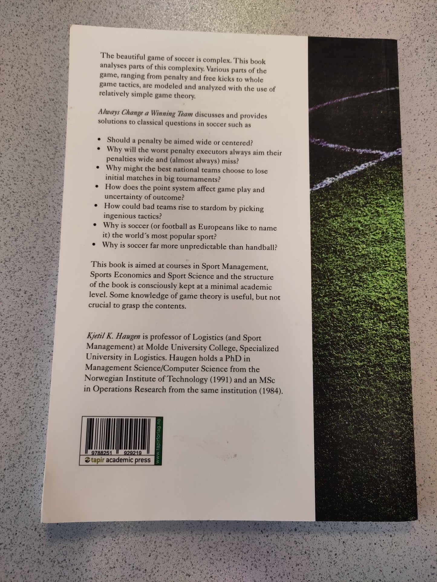 BOOK: Always Change a Winning Team (Kjetil K. Haugen)