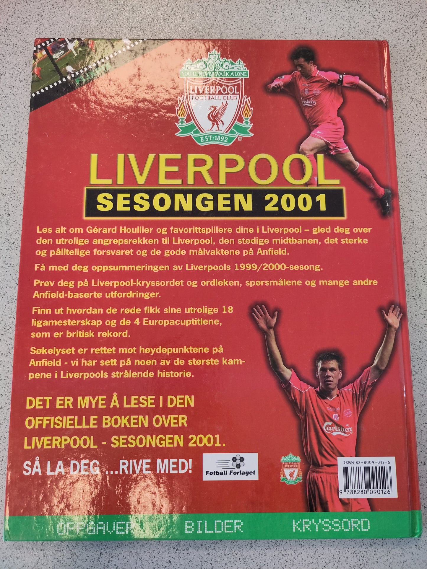 BOOK: Liverpool season 2001