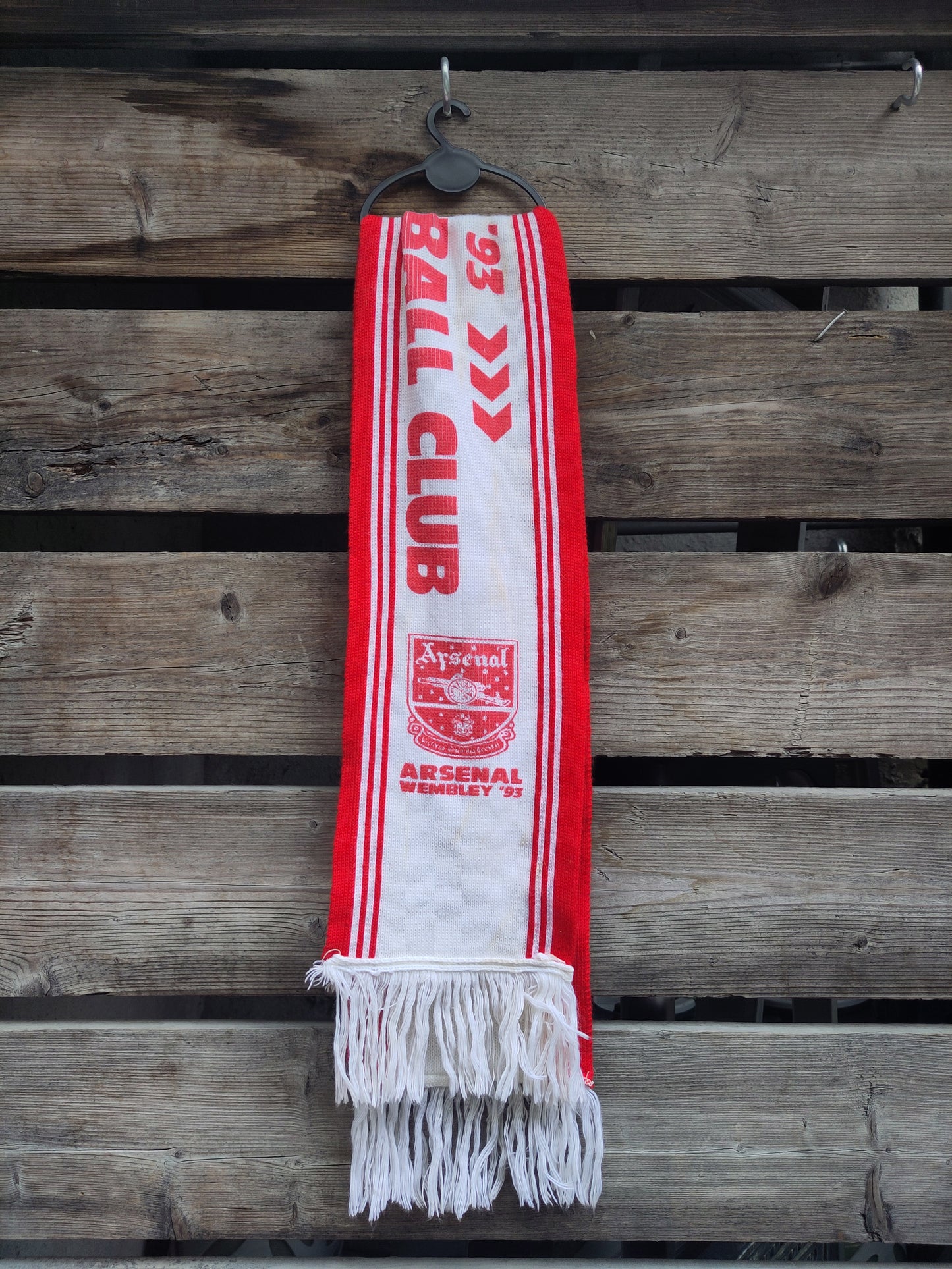 Arsenal skjerf vintage Wembley 1993