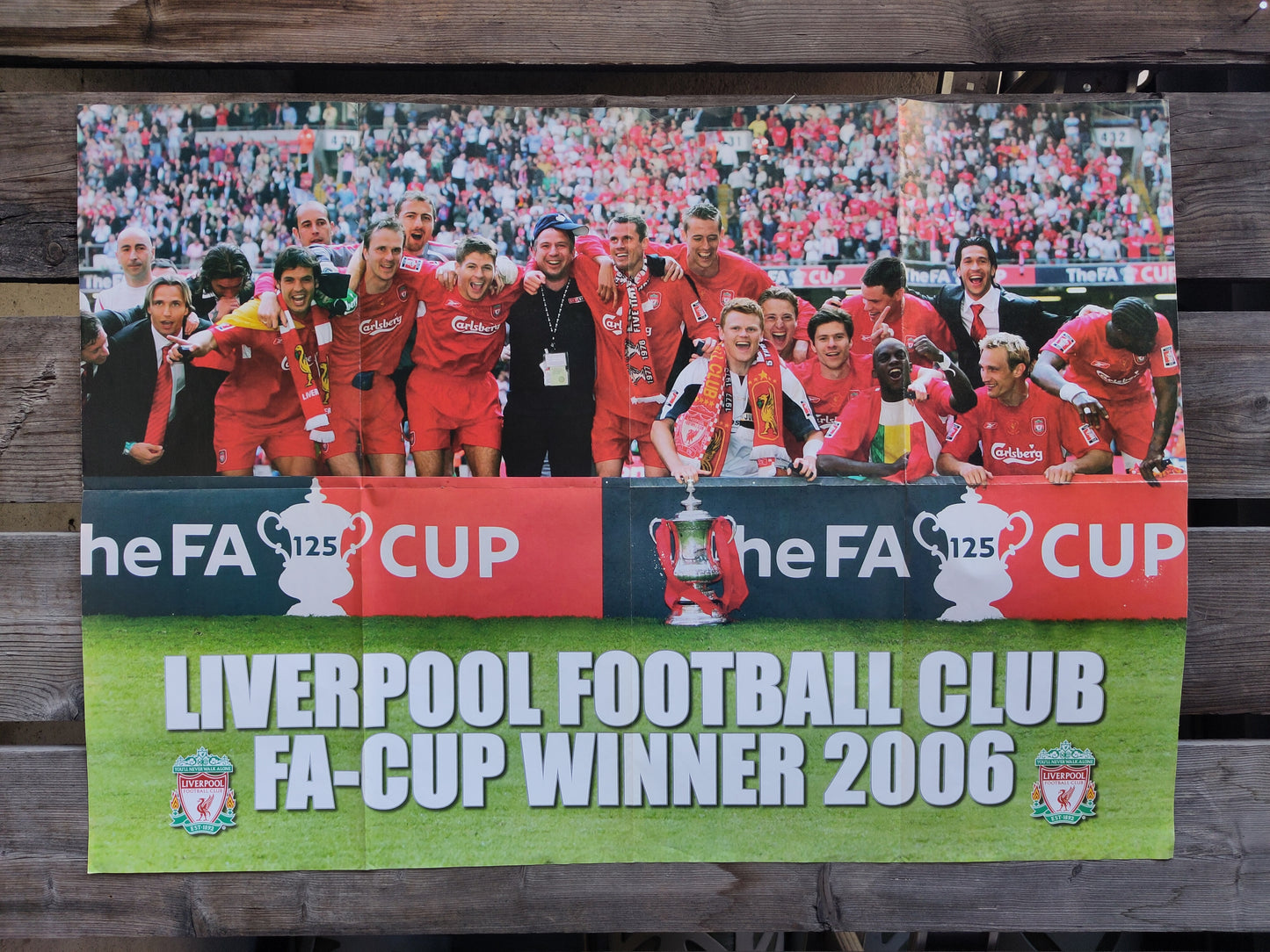 Liverpool plakat Steven Gerrard/FA-cupfinale 2006