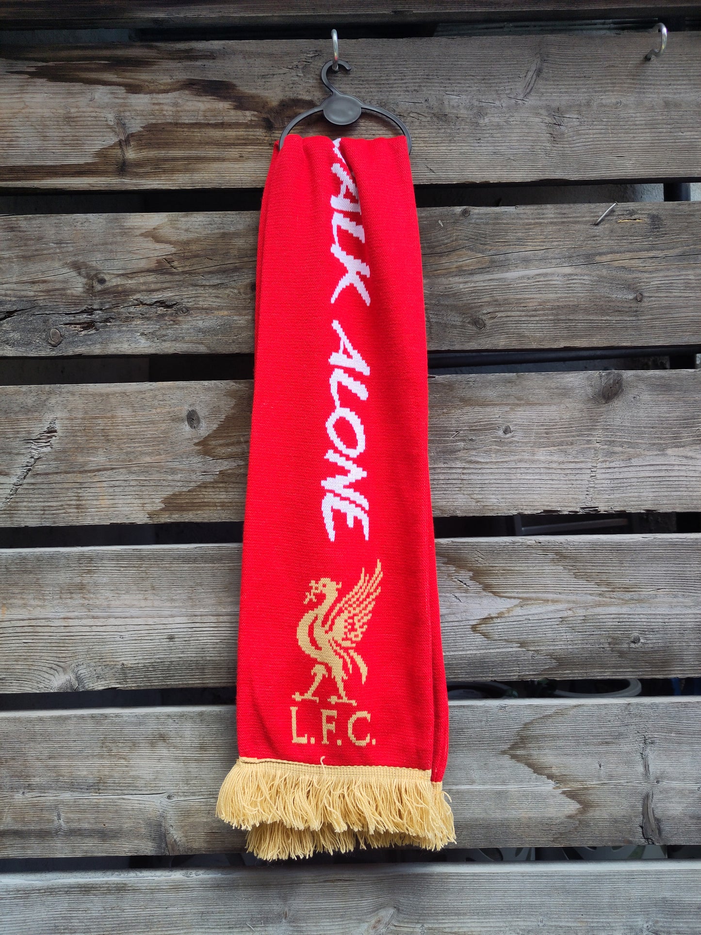 Liverpool skjerf Jurgen is a Red/You'll Never Walk Alone