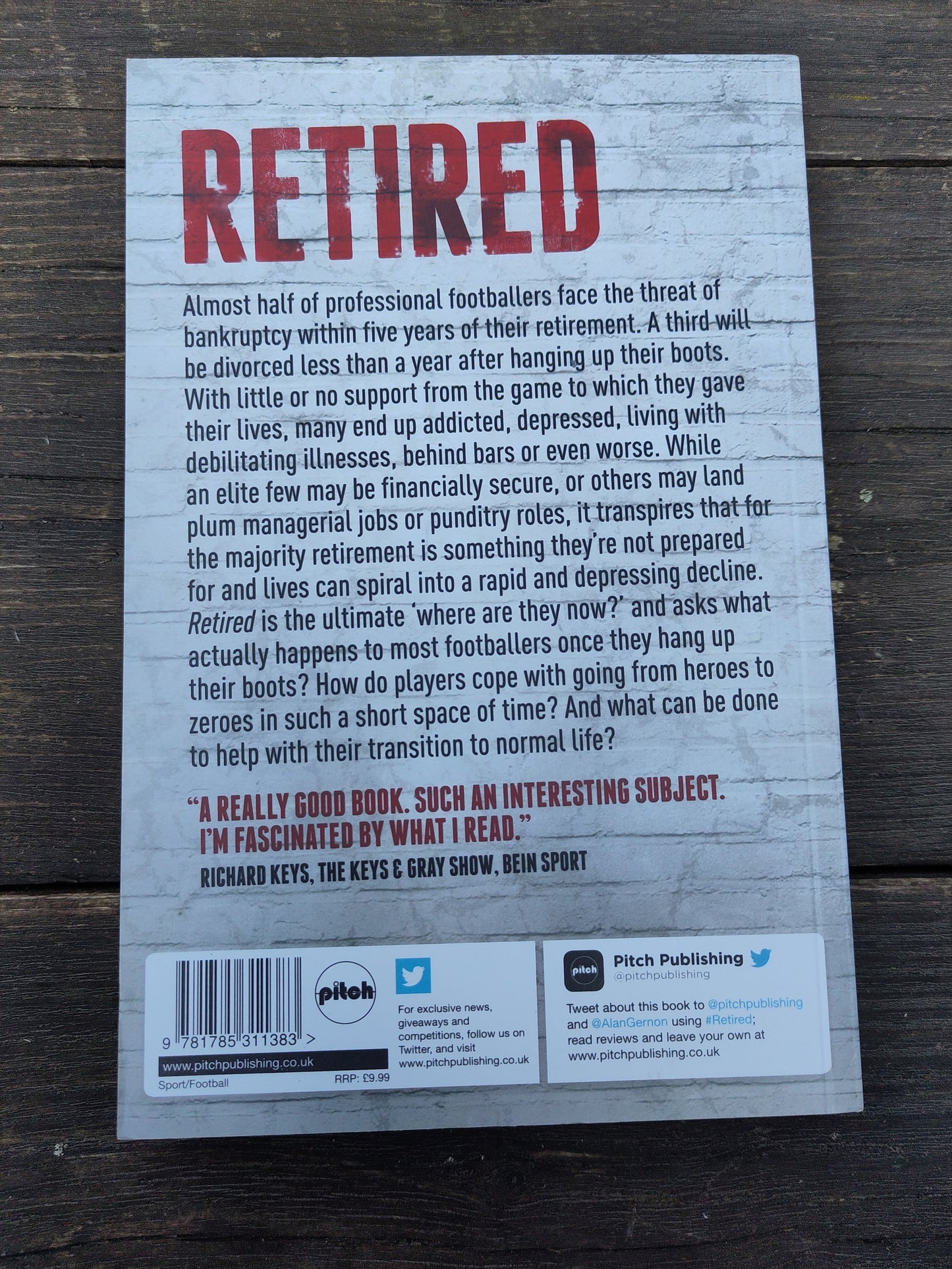 BOK: Retired - What Happens to Footballers When the Game´s Up (Alan Gernon)