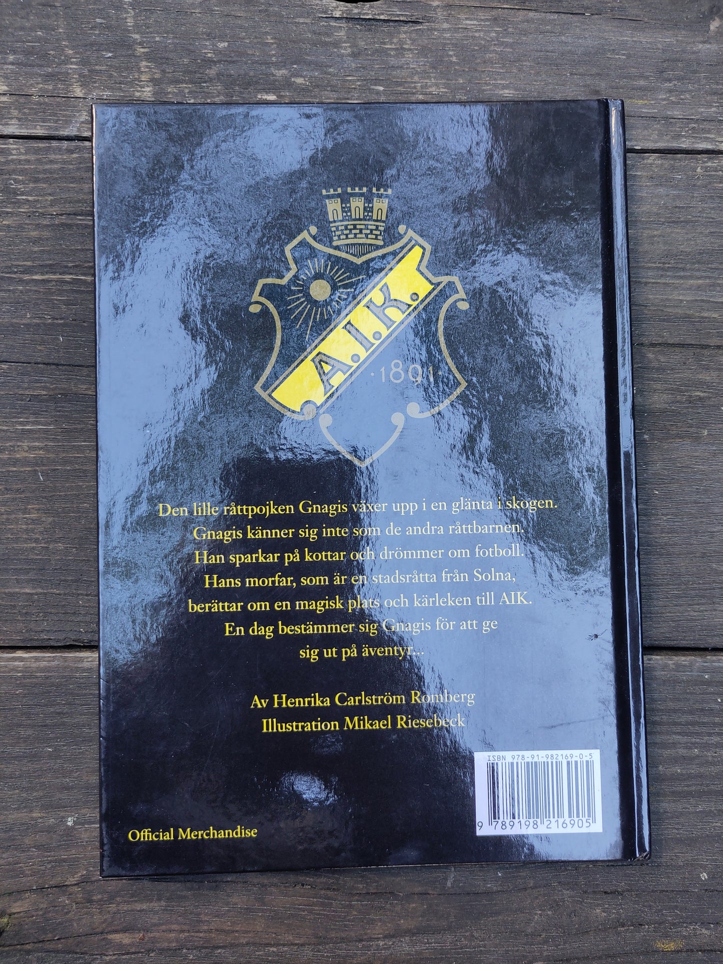 BOOK: AIK - The story of how Gnagis found him (Henrika Carlström Romberg)