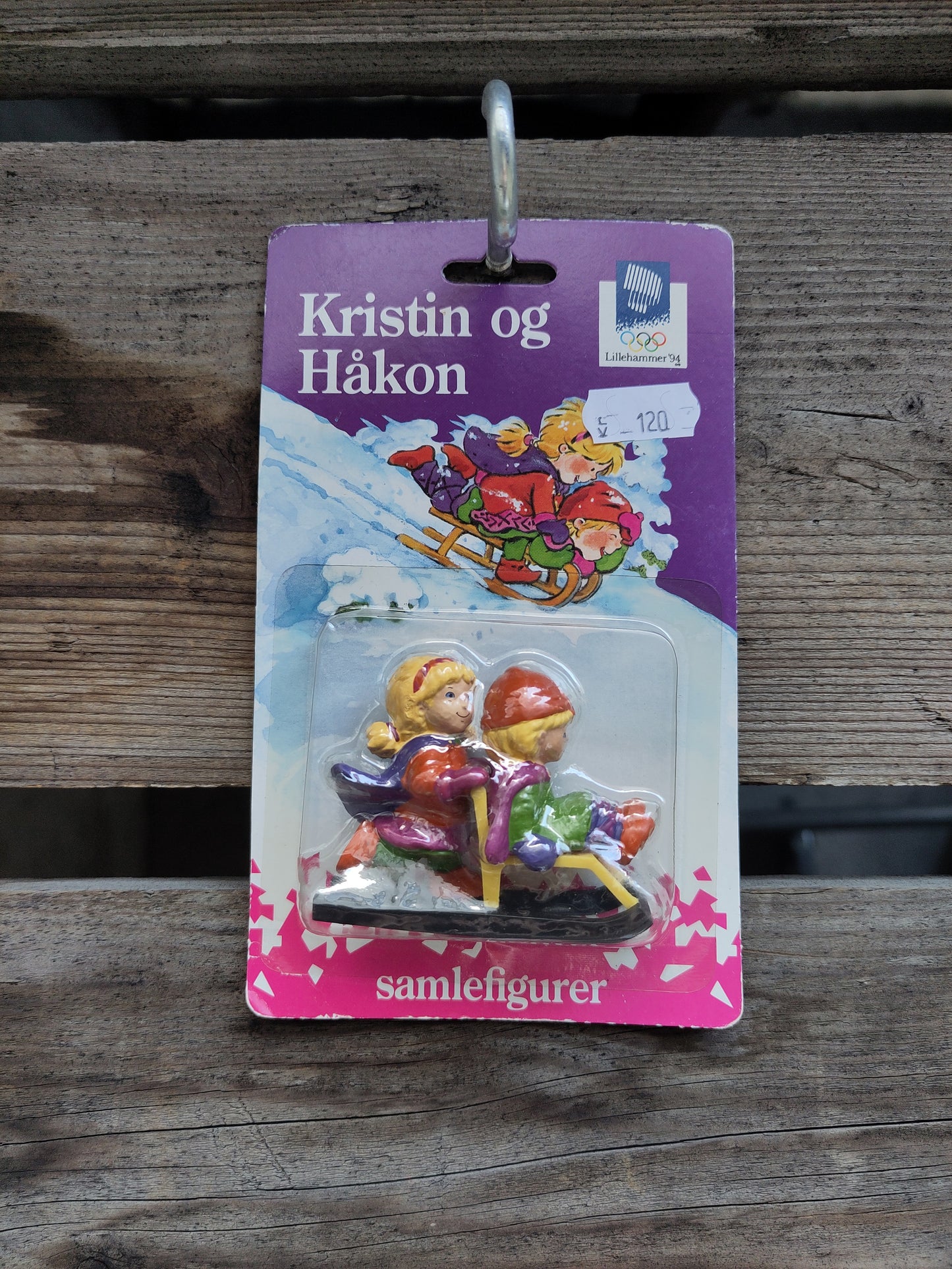 Olympics 1994 Lillehammer collectible figures Kristin and Håkon v5