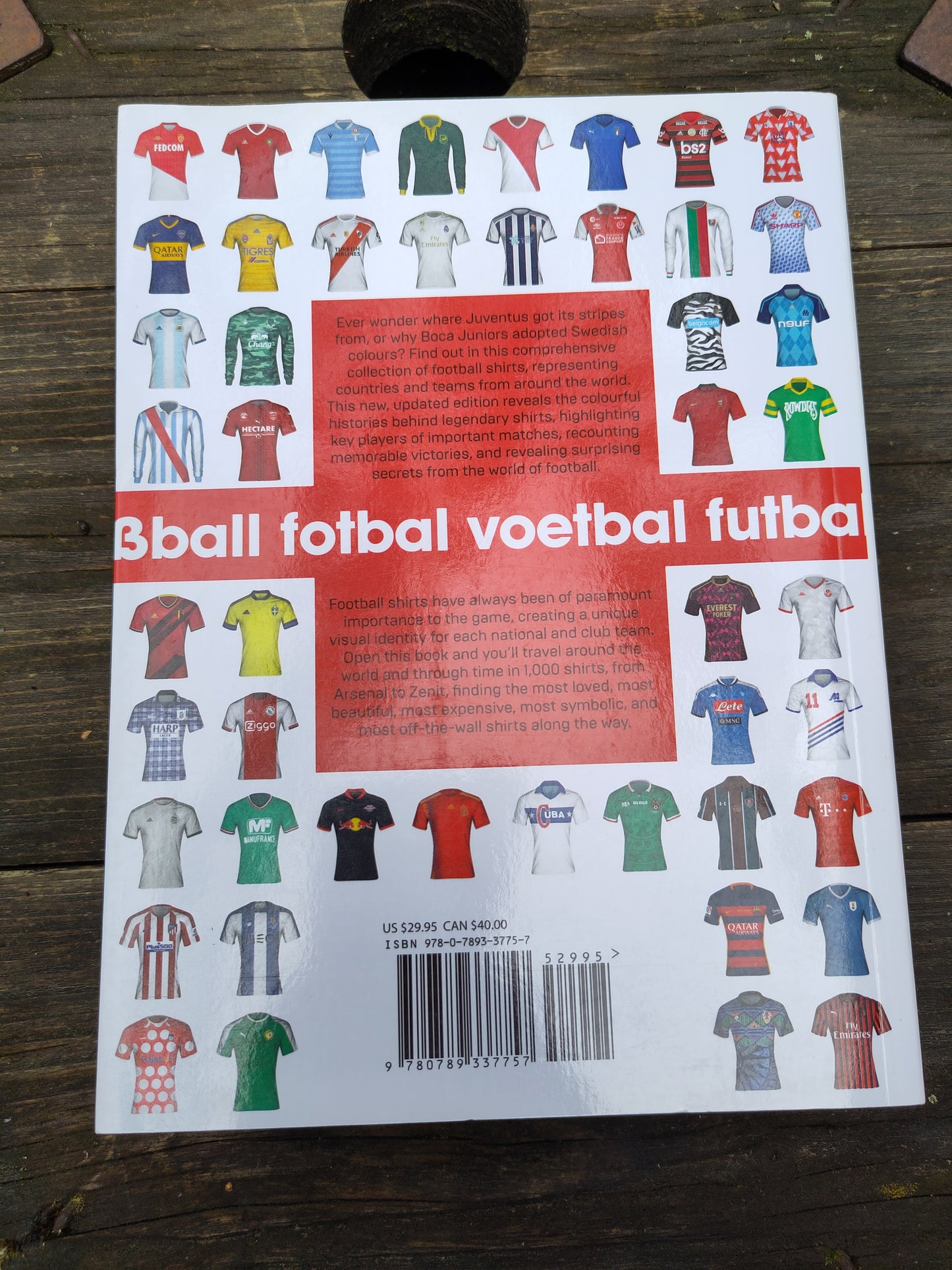 BOOK: 1000 Football Shirts (Bernard Lions)