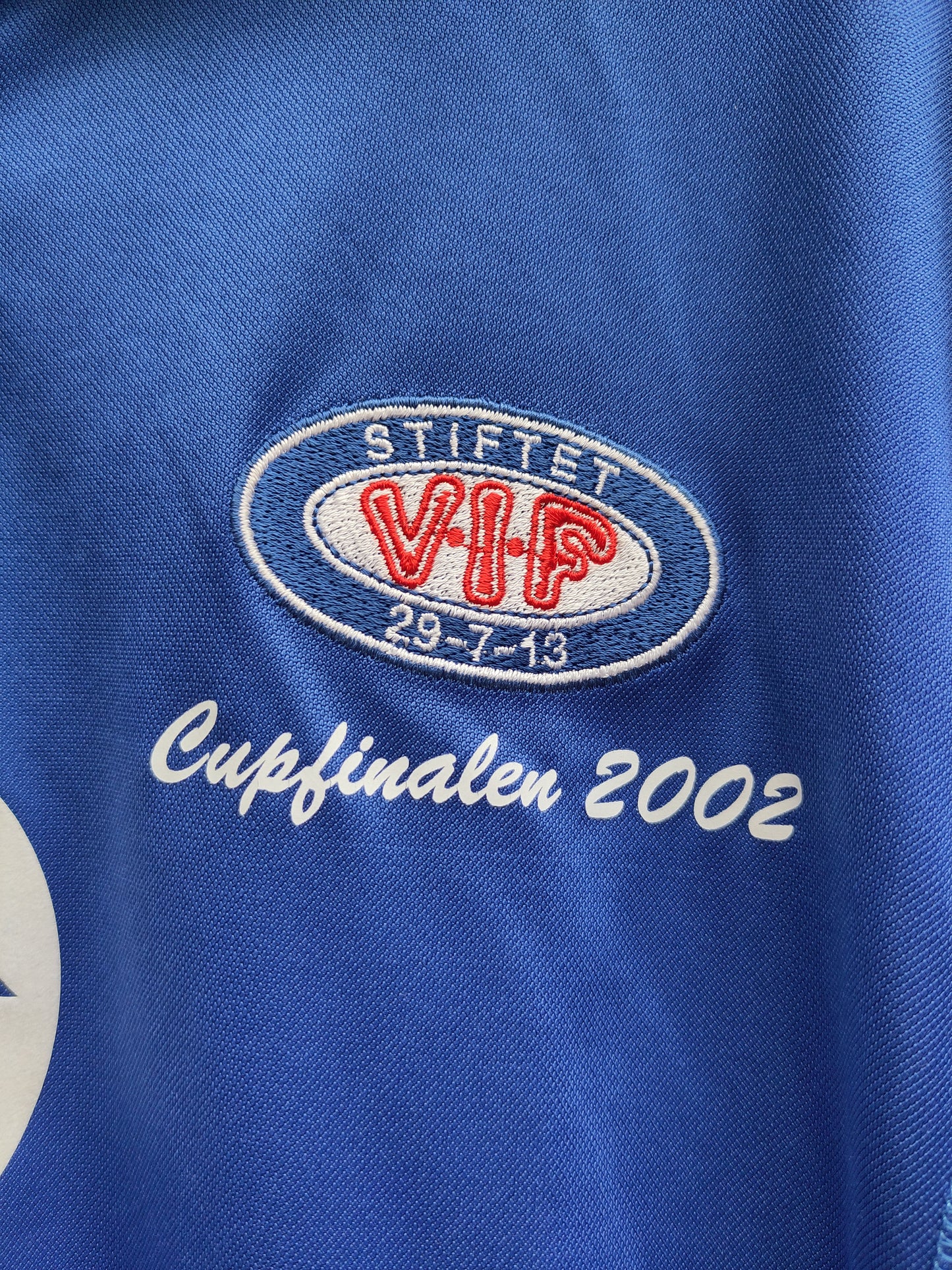 Vålerenga drakt 2002 hjemme utøverbrukt/kampbrukt Kjetil Rekdal cupfinale 2002 (Ottestad IL)