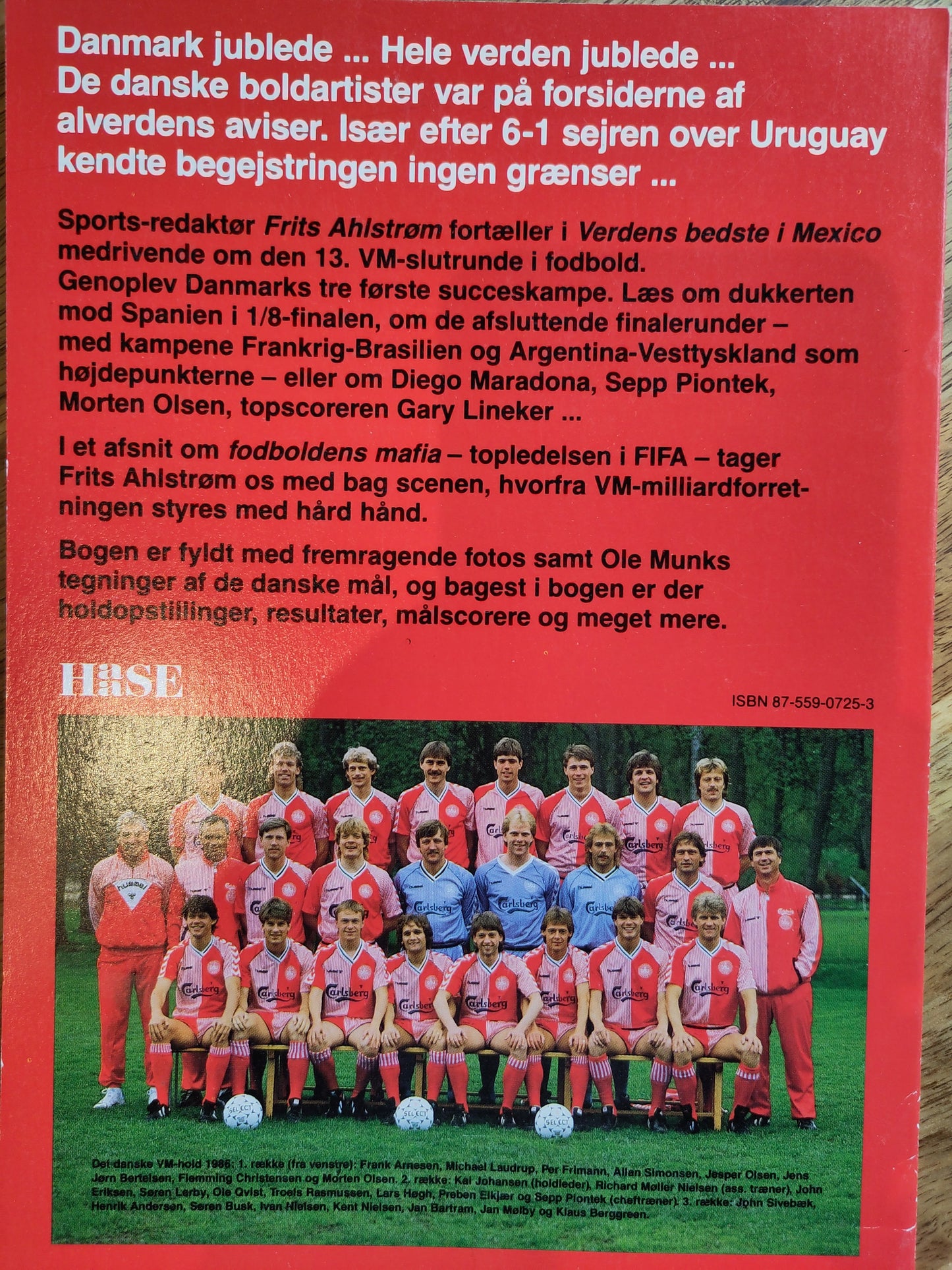 BOK: Verdens bedste i Mexico VM-slutrunden i fodbold '86 (Ahlstrøm)