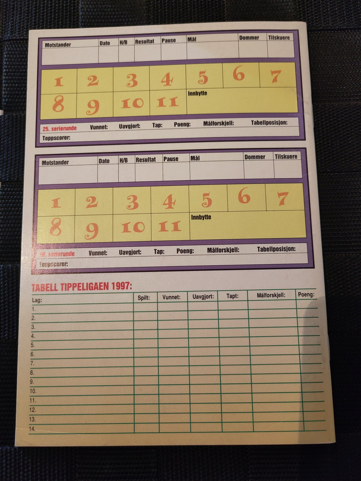 BOK: Årbok 1997 - norsk fotball (Boing)