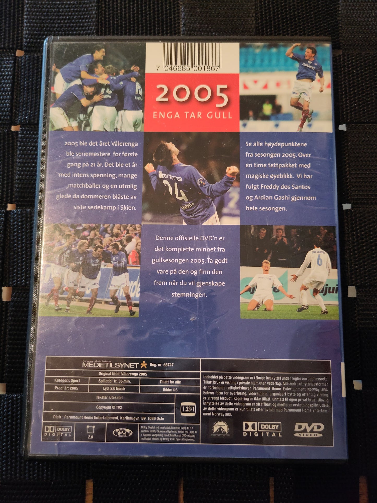 DVD: Vålerenga 2005 - Høydepunkter fra gullsesongen