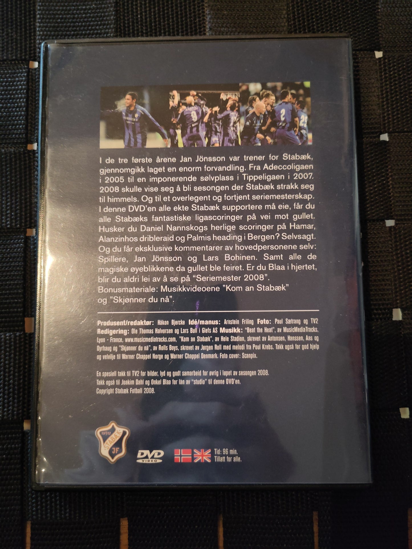 DVD: Stabæk - Seriemester 2008