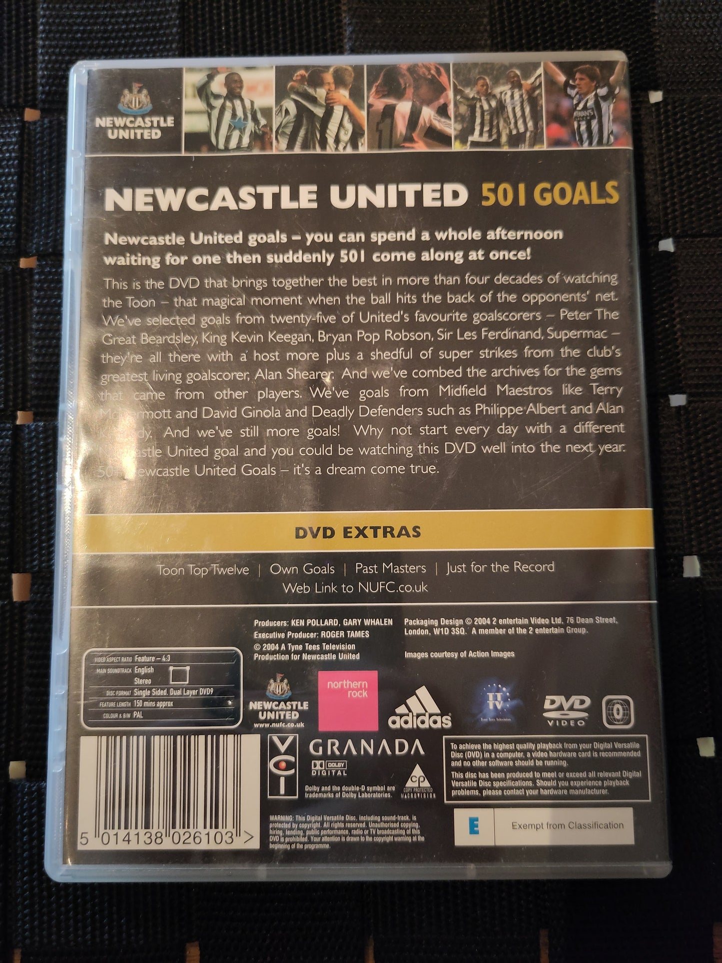 DVD: Newcastle United - 501 Goals