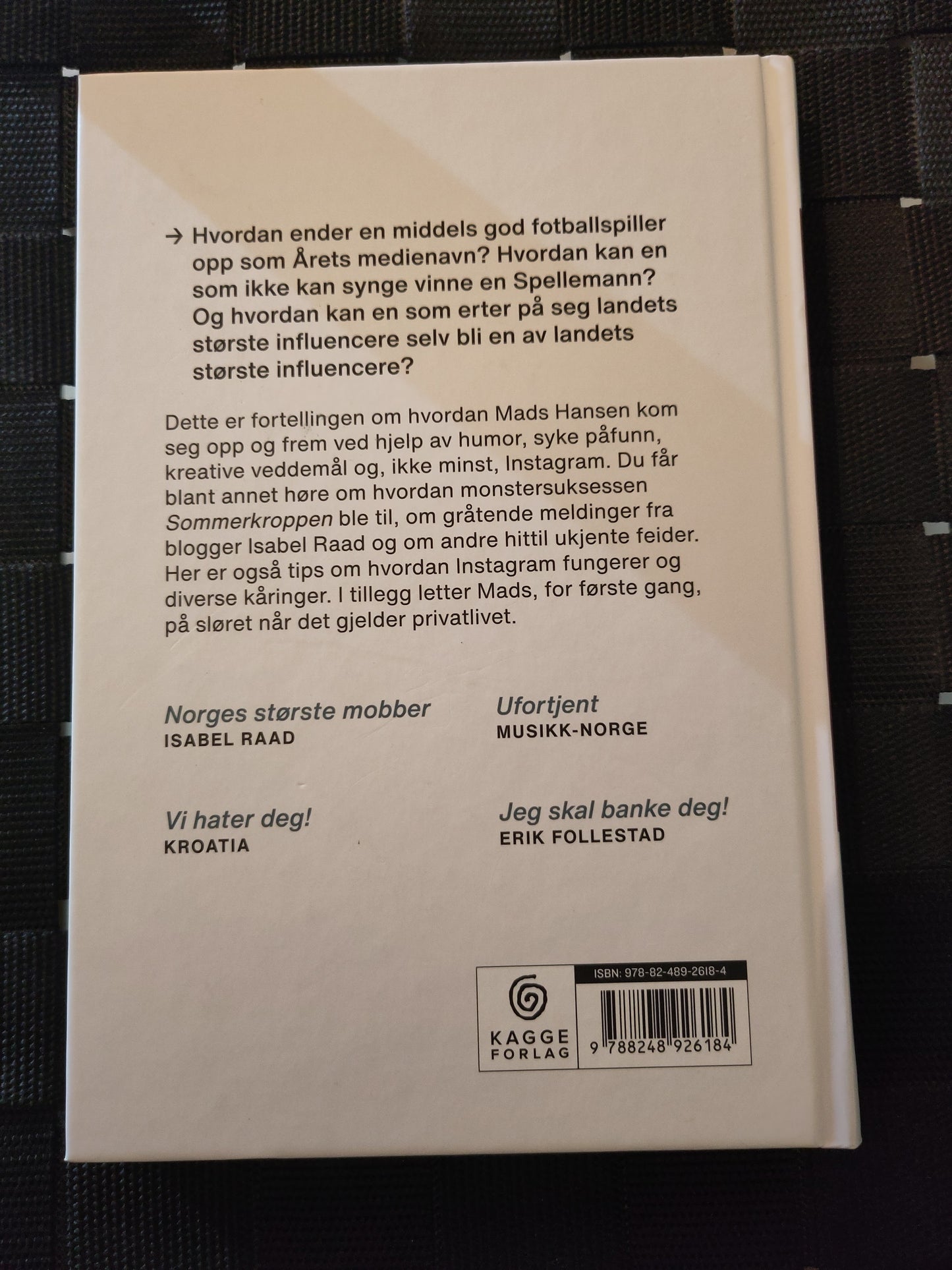 BOK: Mads Hansen - Min Instastory (Hansen/Vaa)