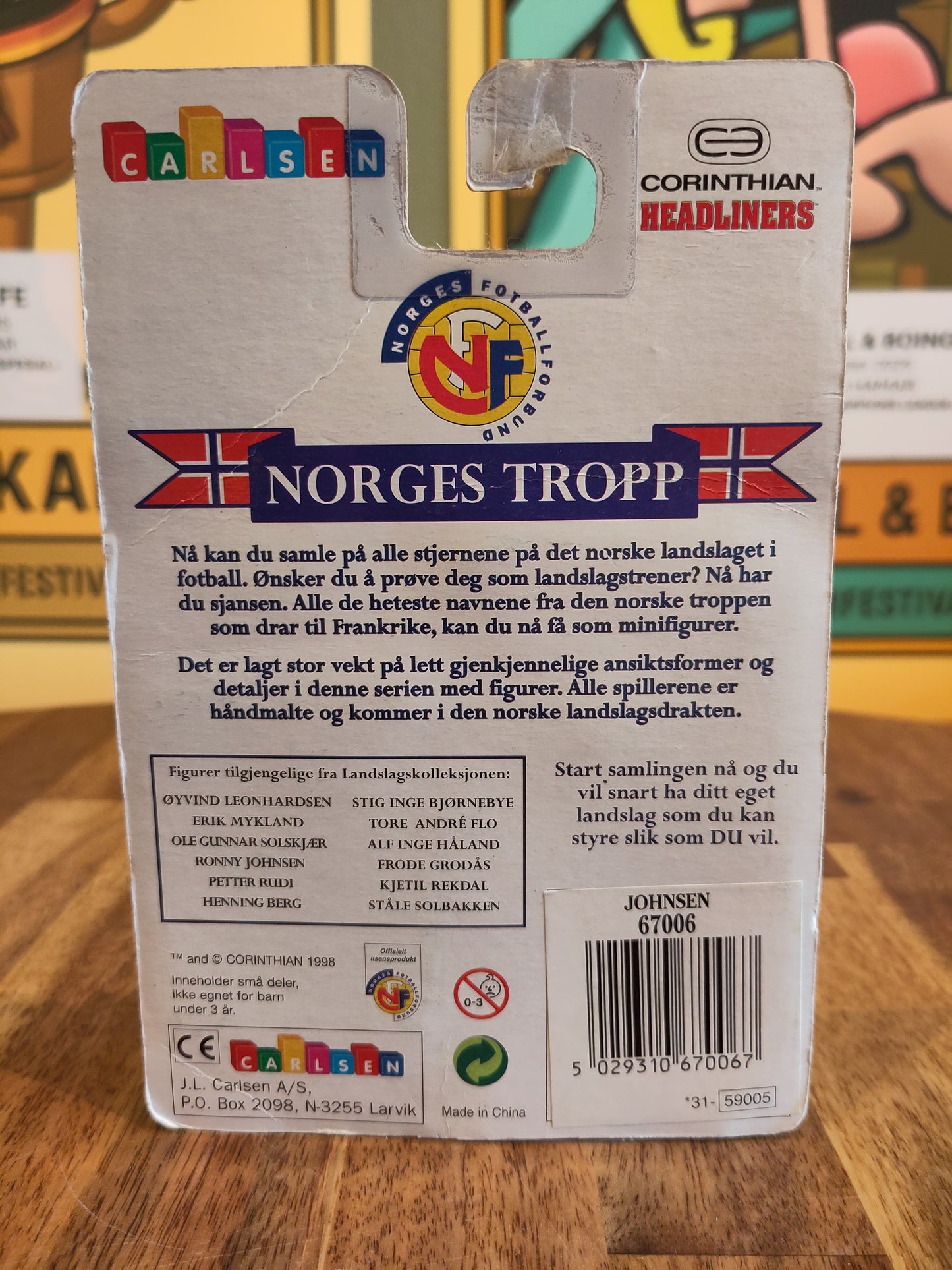 Football figure Corinthian Norway Øyvind Leonhardsen