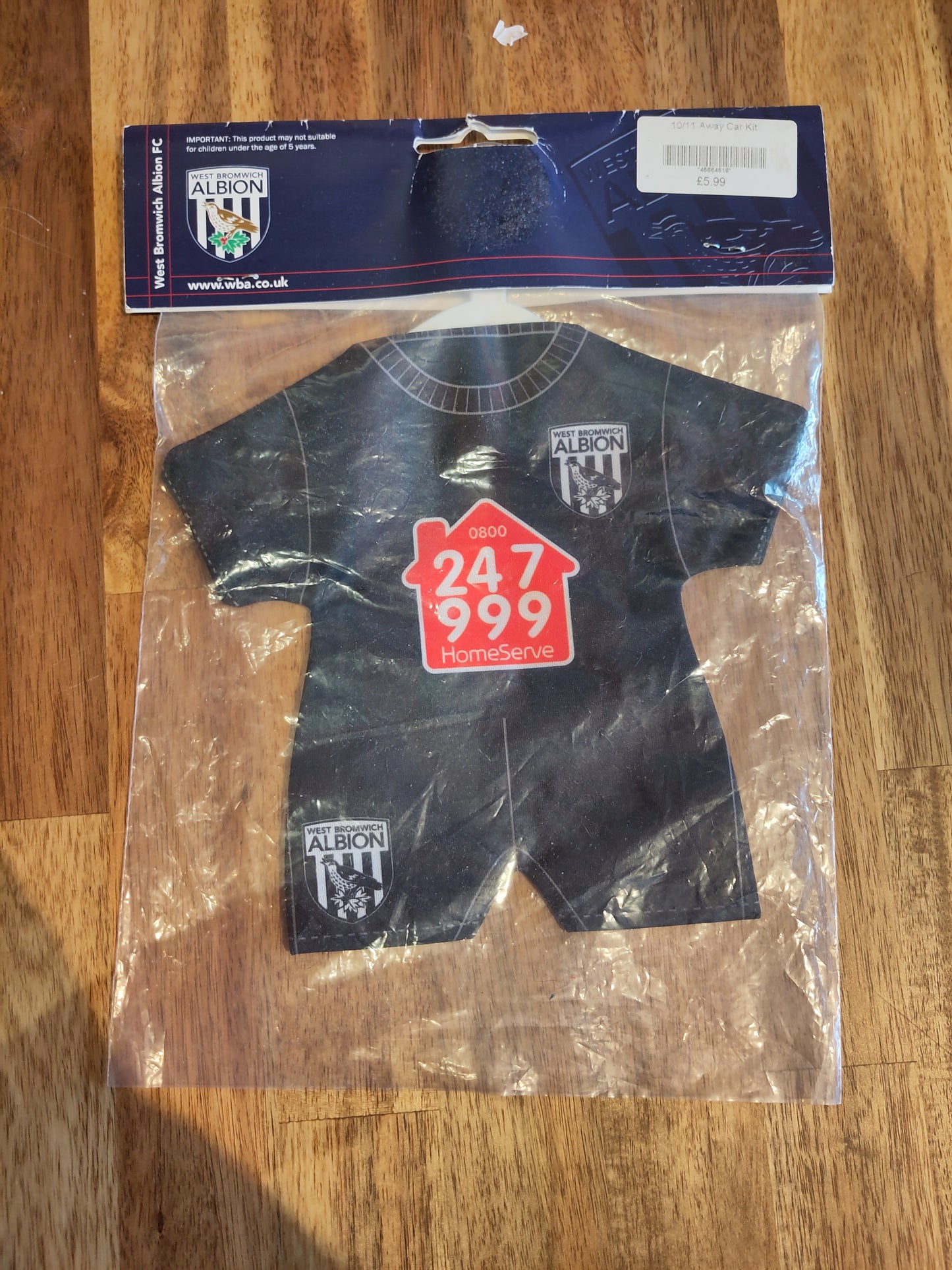 West Bromwich Albion minidrakt sugekopp/bil*