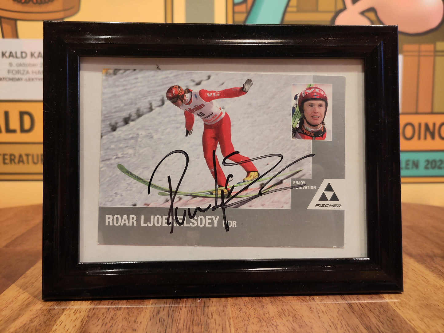 Roar Ljøkelsøy bilde signert