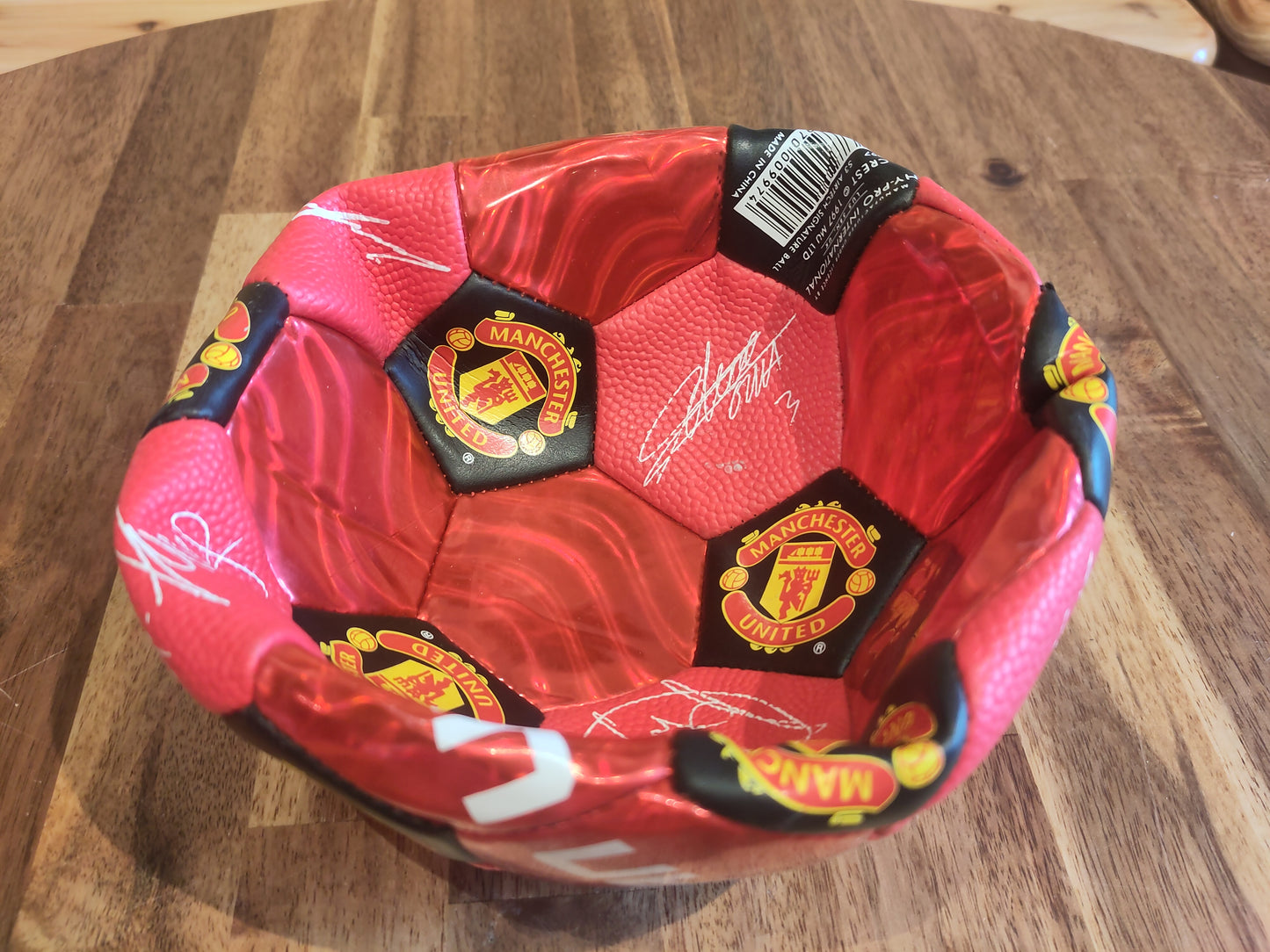 Manchester United ball autografer*