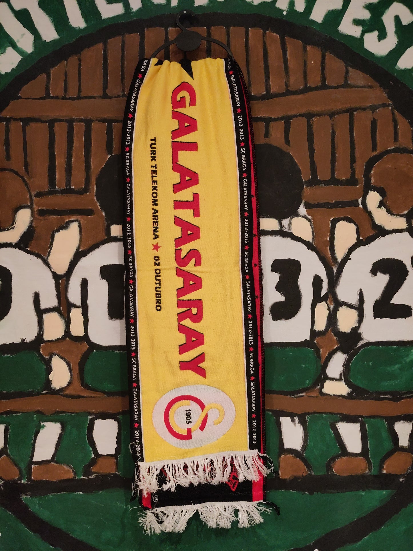 Braga skjerf half&half Galatasaray Champions League 2012-13