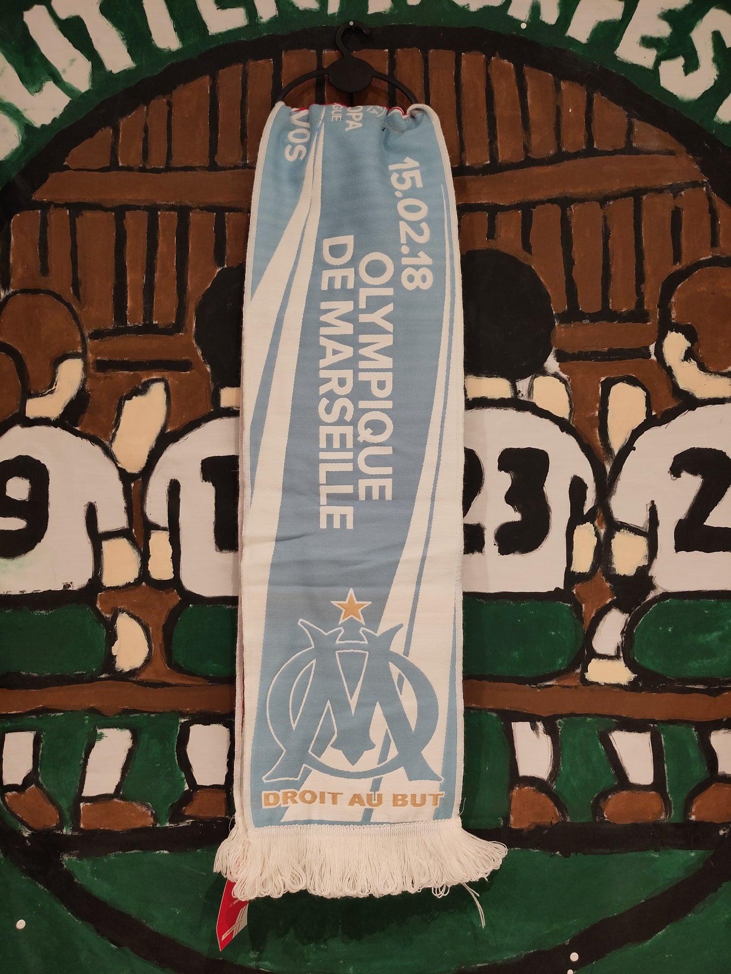 Braga skjerf half&half Marseille Europa League 2017-18