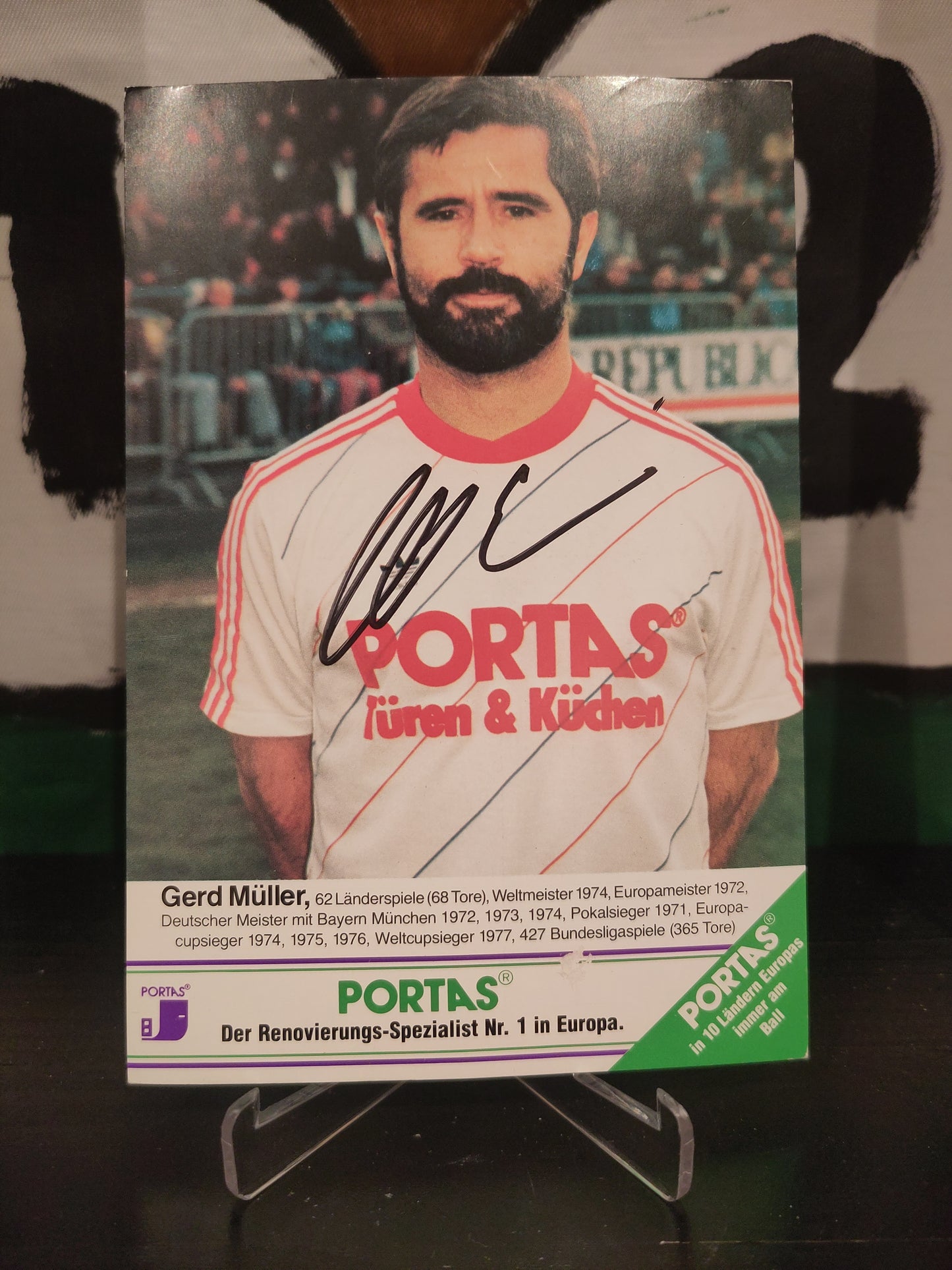 Signert kort: Gerd Müller*