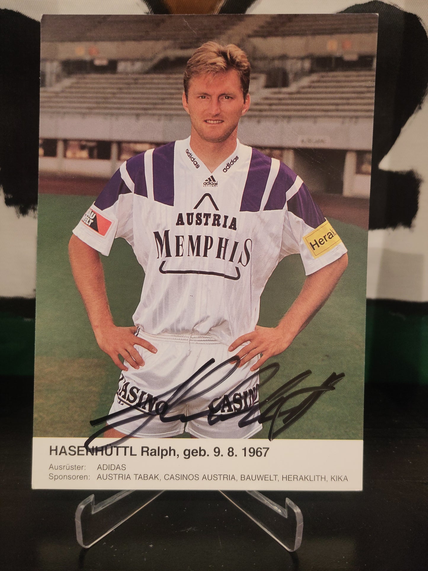 Signert kort: Ralph Hasenhüttl*