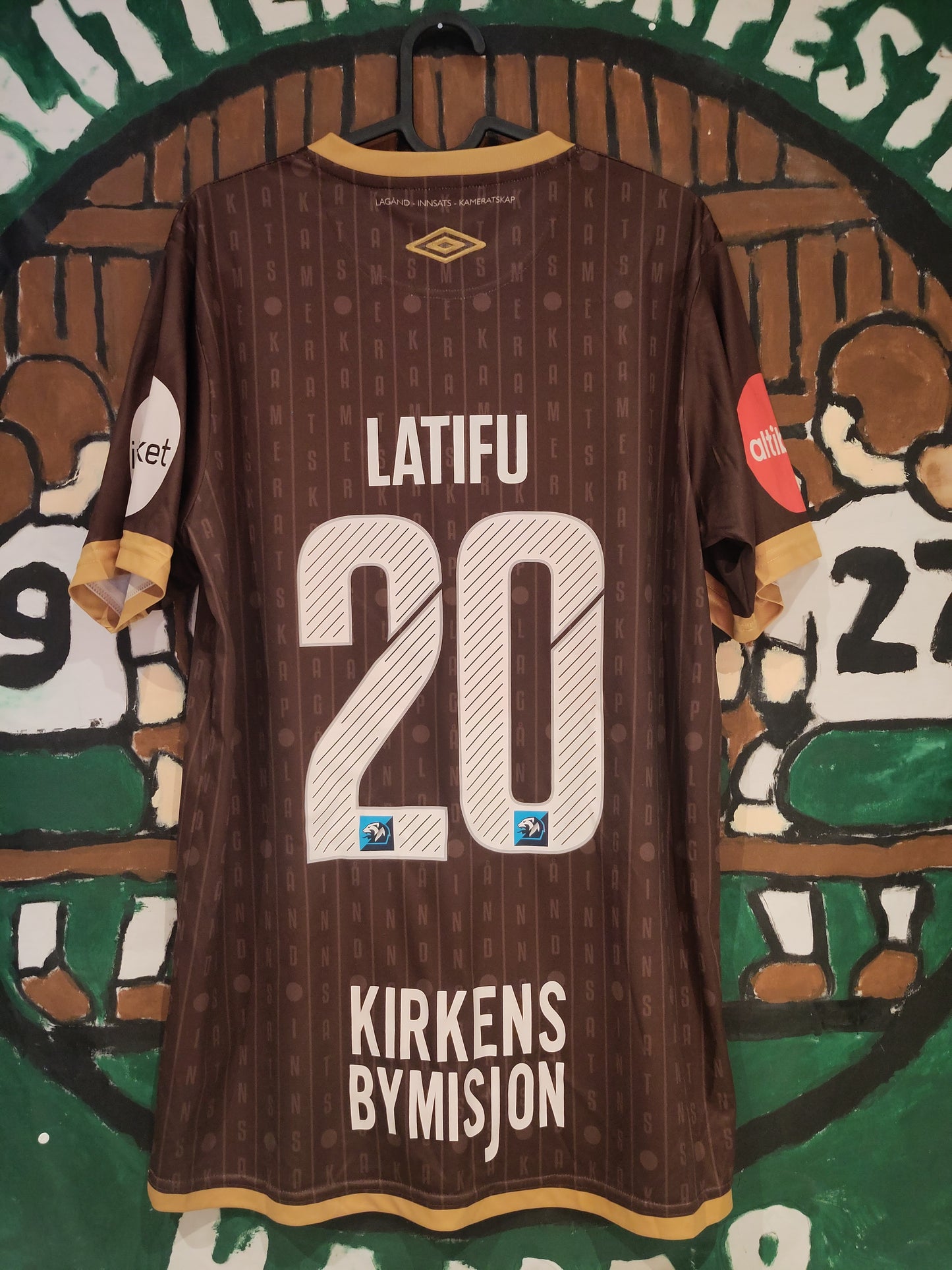 Mjøndalen drakt 2020 hjemme player issued Latifu