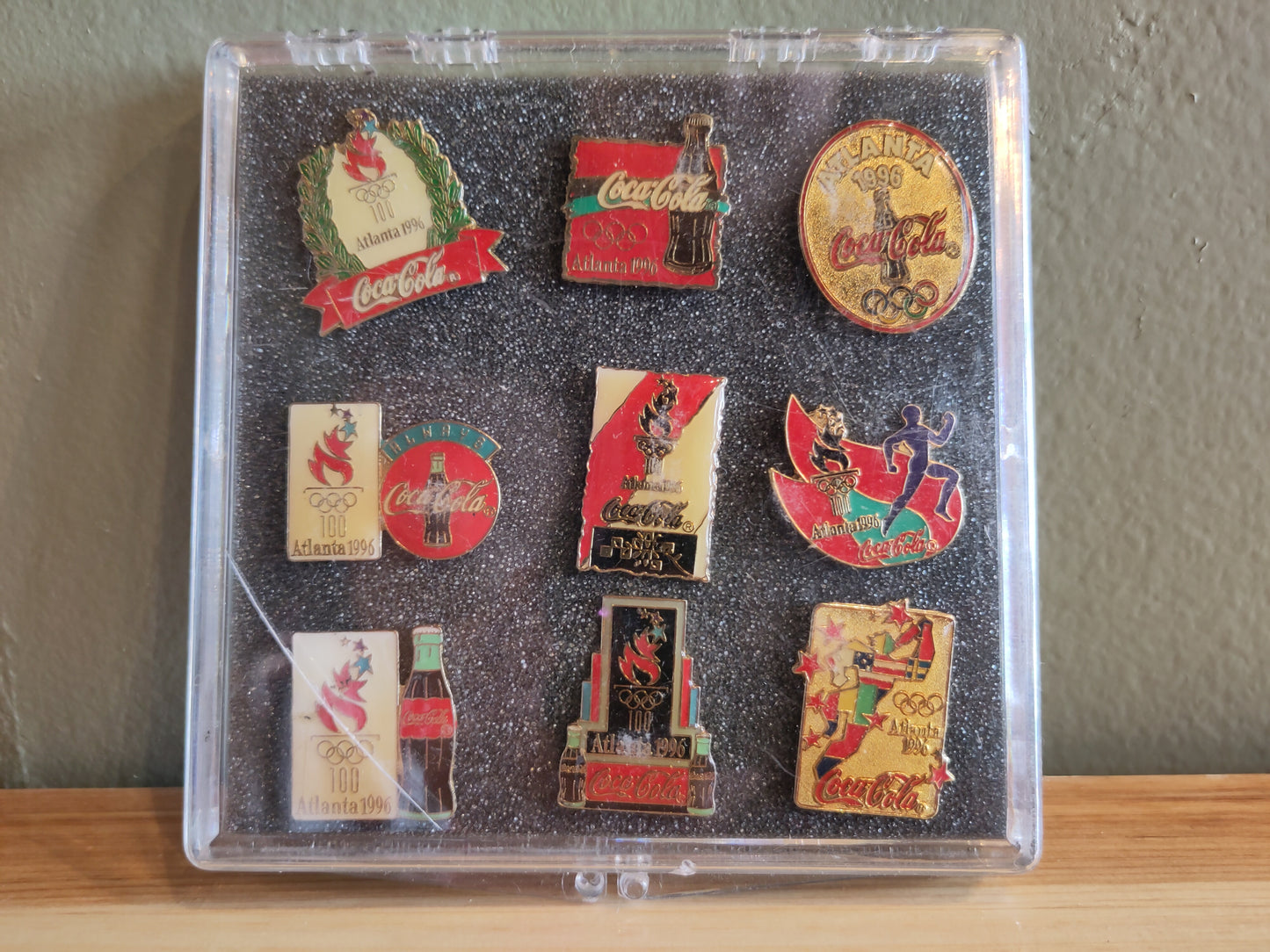 OL 1996 Atlanta pins 9 stk*