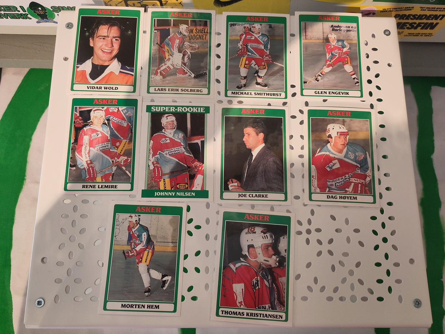 Hockeykort Eliteserien 92-93: Asker*