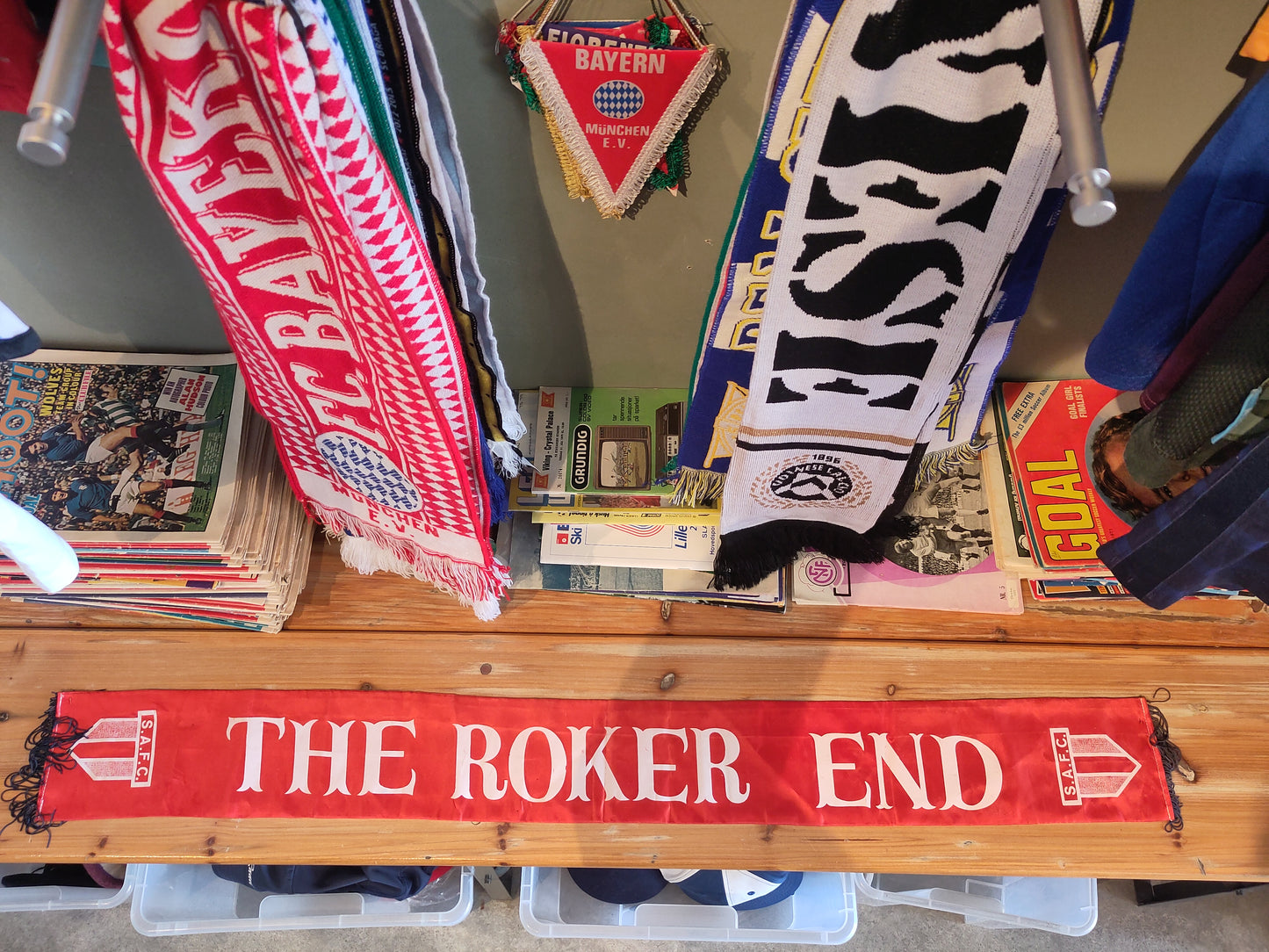 Sunderland skjerf vintage The Roker End