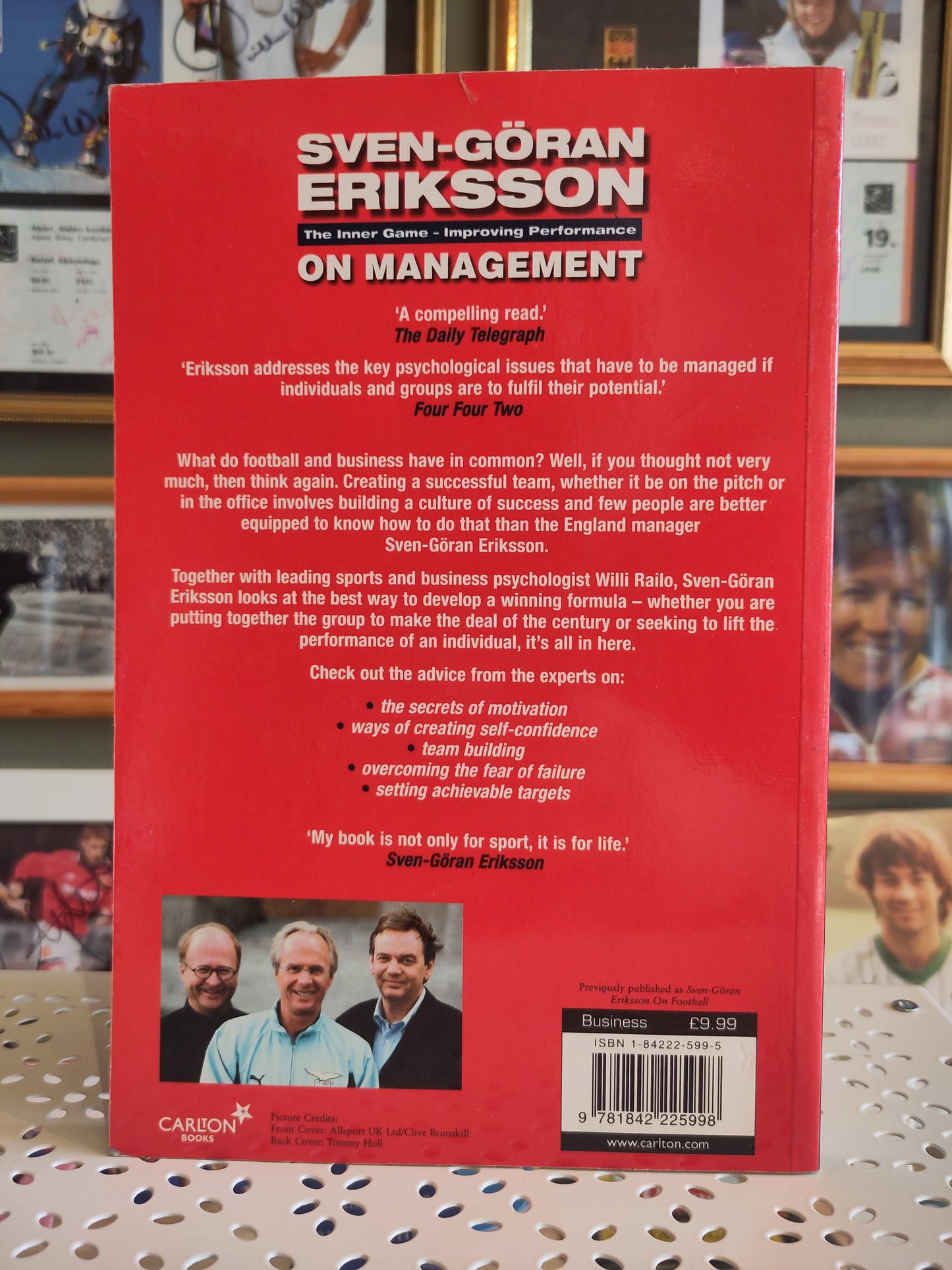 BOK: Sven-Göran Eriksson on Management - The Inner Game - Improving Performance (Eriksson/Railo/Matson)