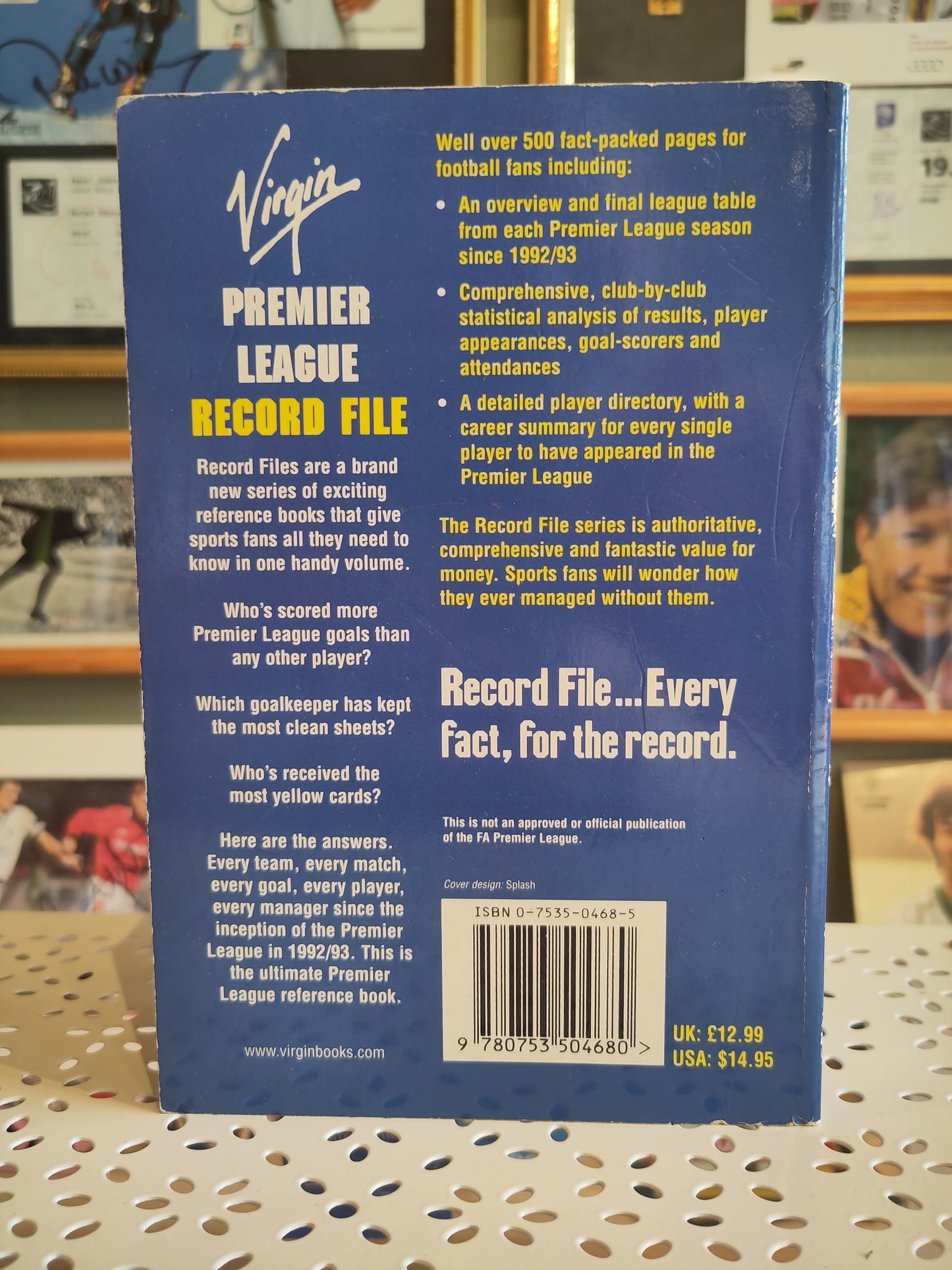 BOK: Virgin Premier League Record File (Smith)