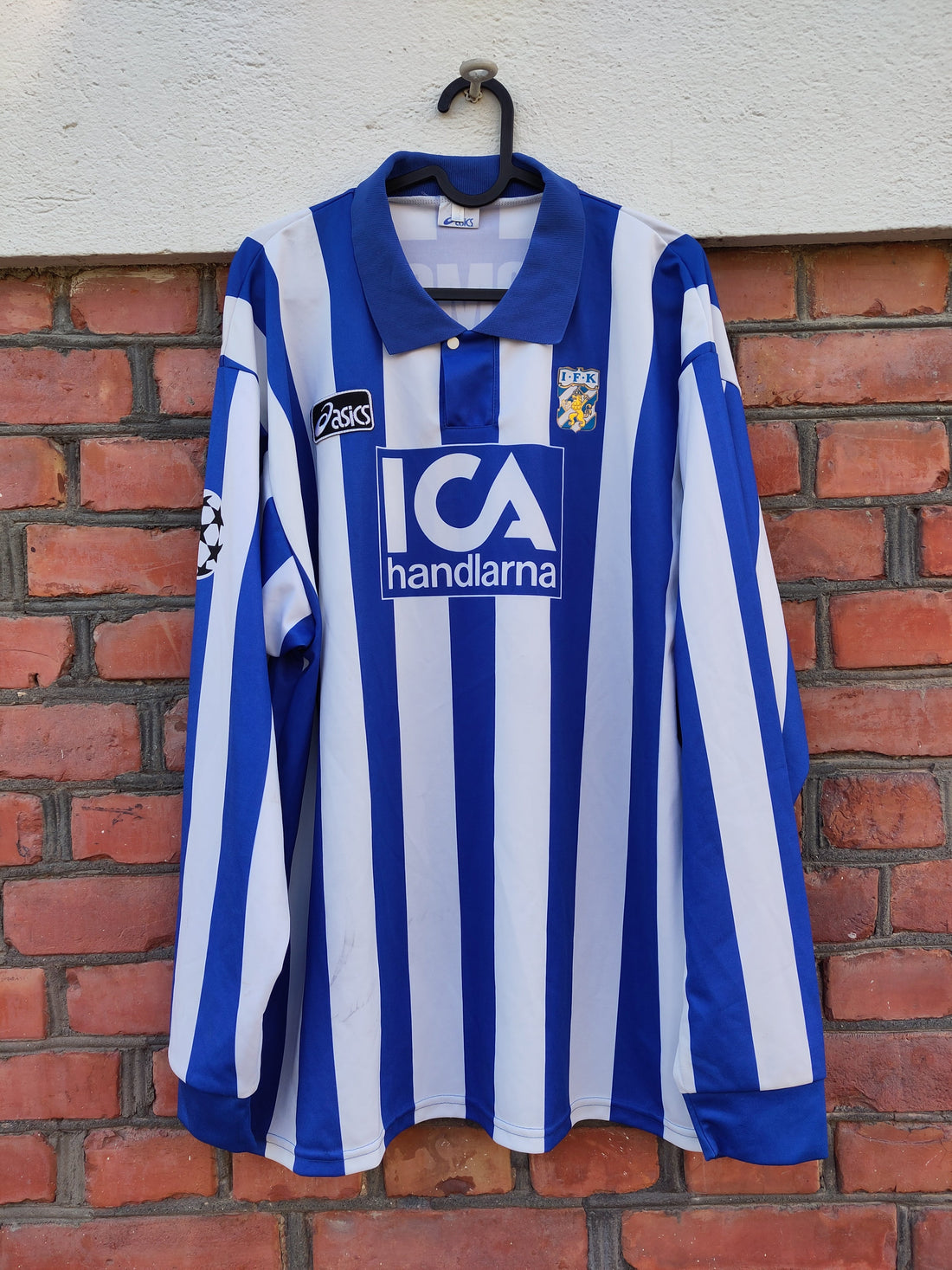 IFK Göteborg MATCHWORN Jesper Blomqvist shirt 1996-97 (Champions League)