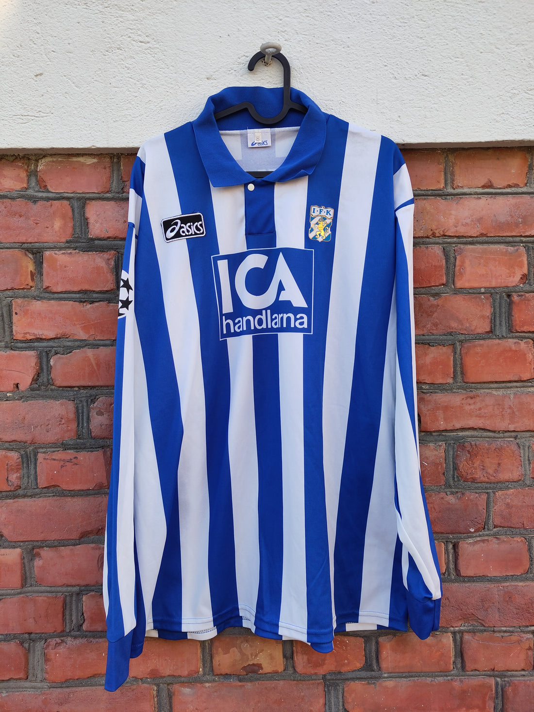 IFK Göteborg MATCHWORN Mikael Nilsson shirt 1996-97 (Champions League)