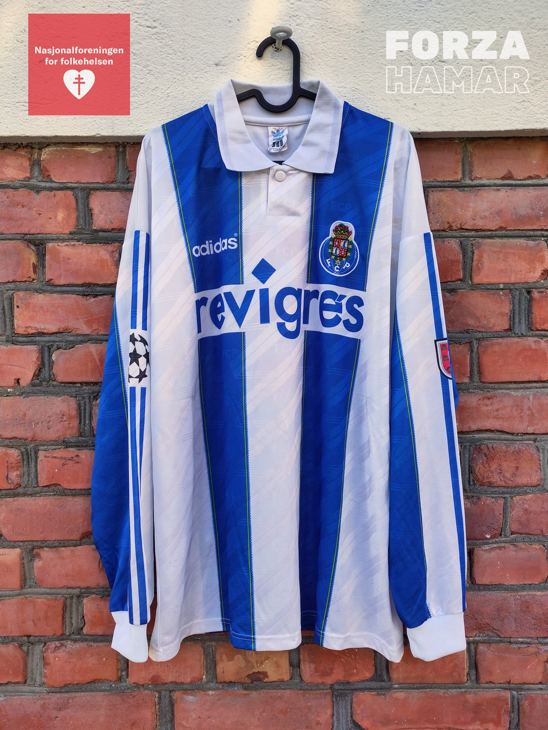 Porto MATCHWORN Mendes shirt 1997-98 (Champions League)