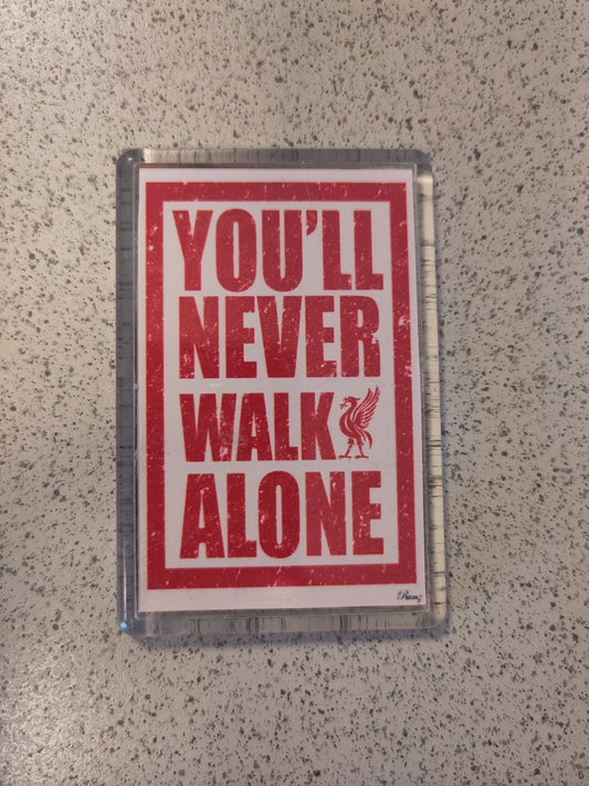 Liverpool fridge magnet YNWA