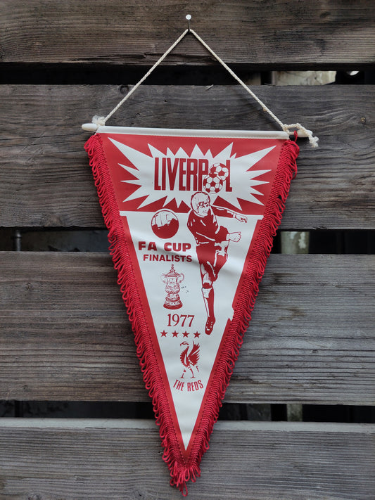 Liverpool pennant FA cup finalists 1977