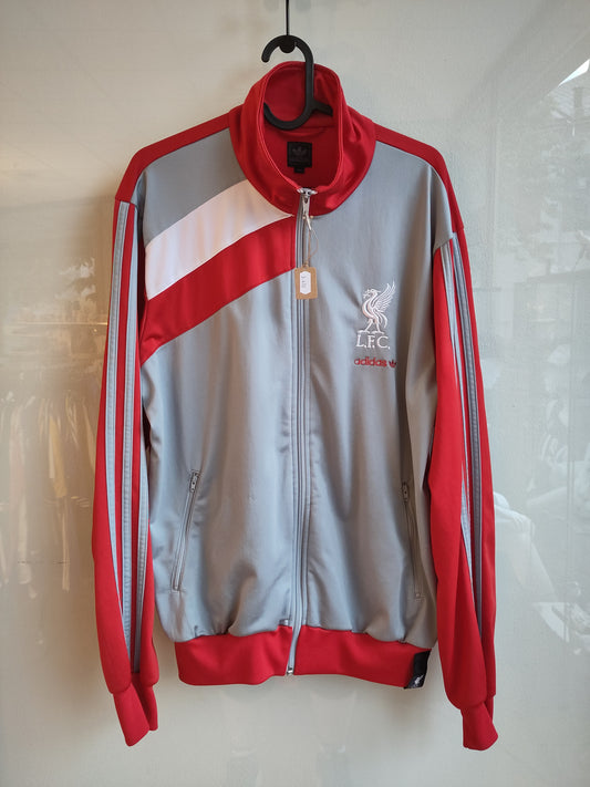 Liverpool training jacket grey retro