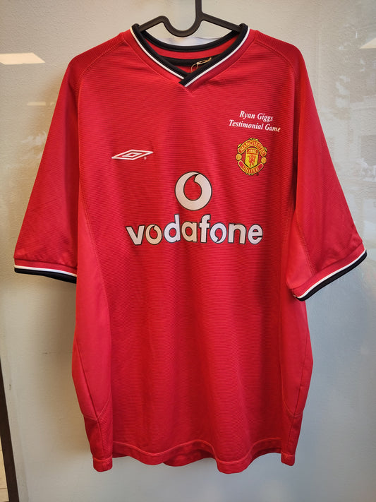 Manchester United shirt 2000-02 home testimonial Ryan Giggs
