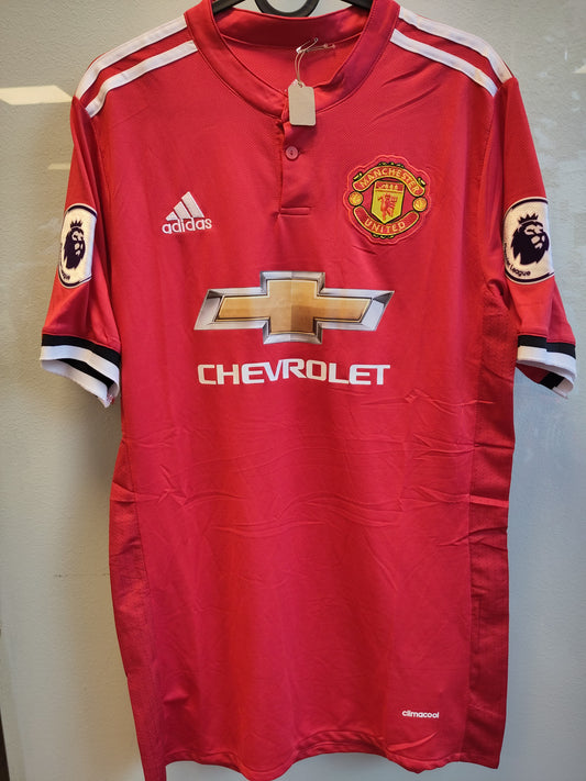 Manchester United drakt 2017-18 hjemme med PL-patch