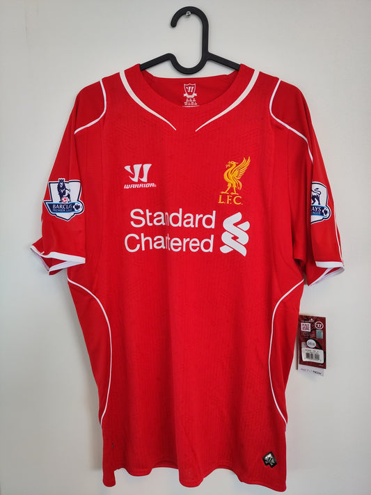 Liverpool shirt 2014-15 home Markovic signed