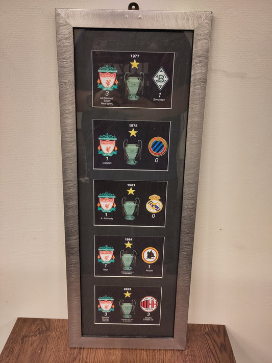 Bilde: Liverpool CL-finaler 1977-2005