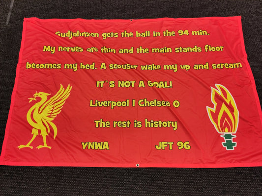 Liverpool flag Liverpool - Chelsea 2005 Gudjohnsen