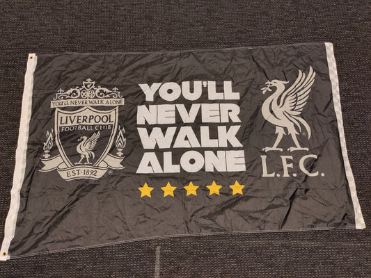 Liverpool flag YNWA black